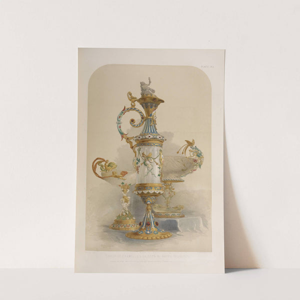 Group of enamelled objects by Matthew Digby Wyatt