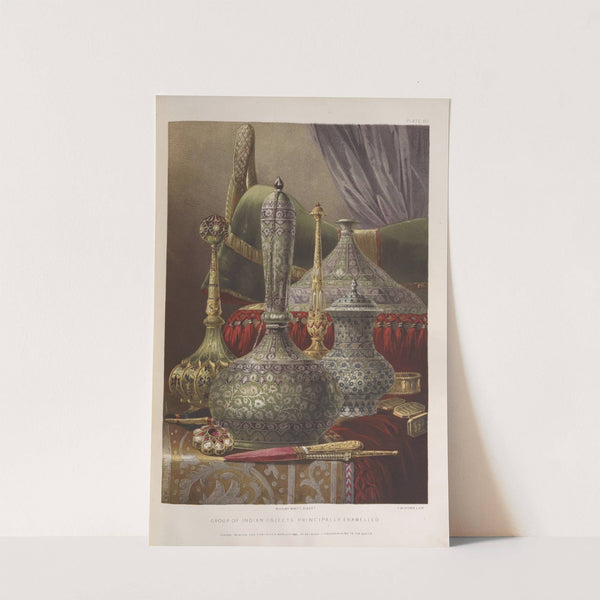 Group of Indian objects principally enamelled by Matthew Digby Wyatt