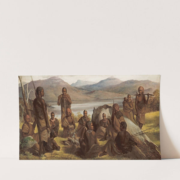 Group of natives of Tasmania (1860) by Robert Dowling