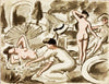 Group of Nude and Semi-Nude Women