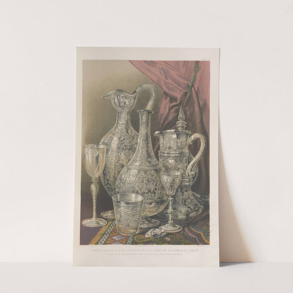 Group of objects in glass by Matthew Digby Wyatt