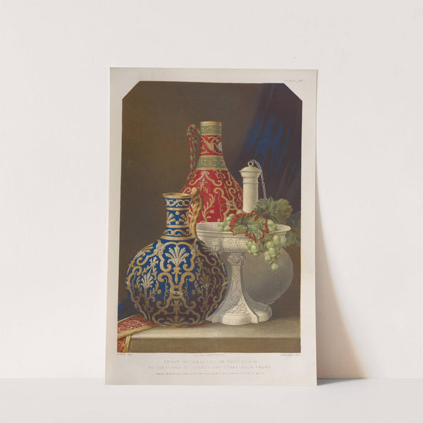 Group of objects in porcelain by Matthew Digby Wyatt