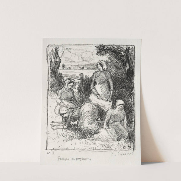 Group of Peasants (c. 1896) by Camille Pissarro