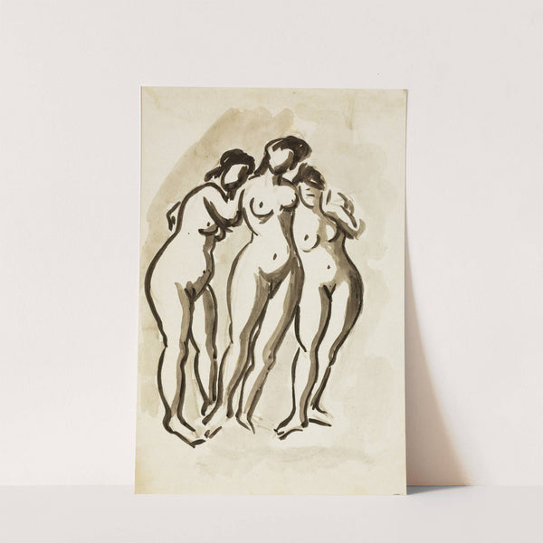 Group of Three Female Nudes I by Carl Newman