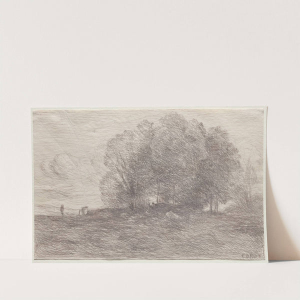 Group of Trees by Jean-Baptiste-Camille Corot