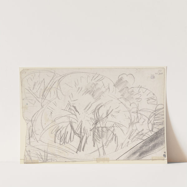 Group of trees (ca. 1913) by Ernst Ludwig Kirchner