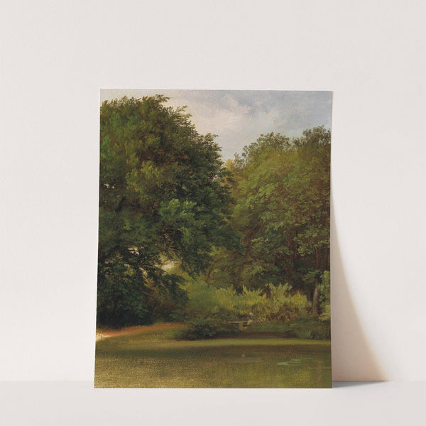 Group of Trees in the Park by Friedrich Loos