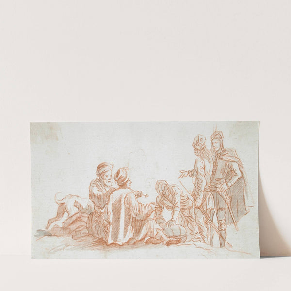 Group of Turkish Men (1680 - 1820) by Alexis-Joseph Pérignon