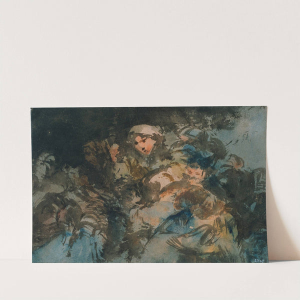 Group of Witches (from 1850 until 1860) by Eugenio Lucas Velázquez