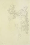 Group of women, Preliminary study for the painting The Golden Stairs