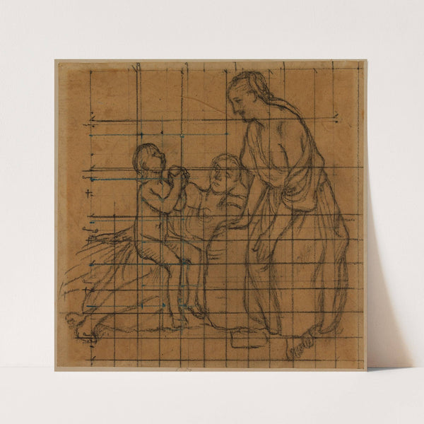 Groupe composé de deux femmes et d’un enfant (1878-1882) by Pierre Puvis de Chavannes