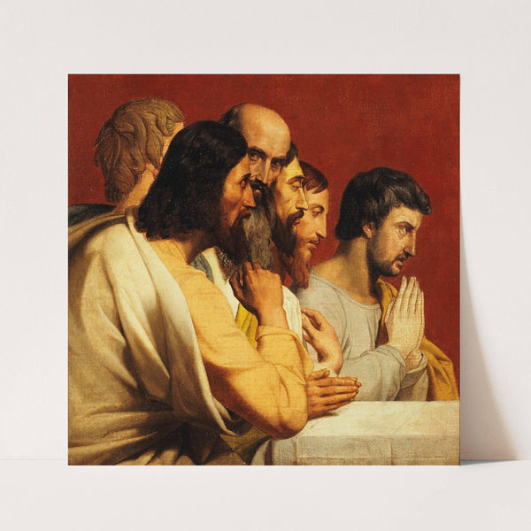 Groupe d’Apôtres lors de la Cène (tournés vers la droite) (1836) by Alphonse-Henri Perin