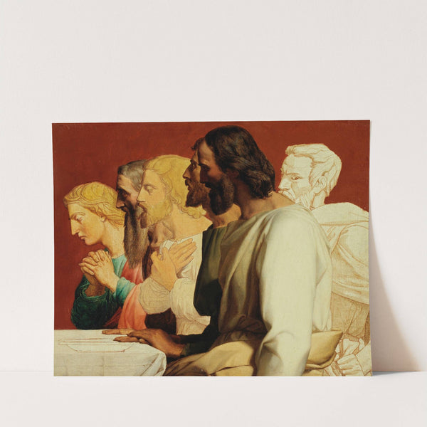 Groupe d'Apôtres lors de la Cène (tournés vers la gauche) by Alphonse-Henri Perin