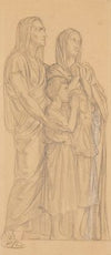Groupe de deux femmes et deux enfants