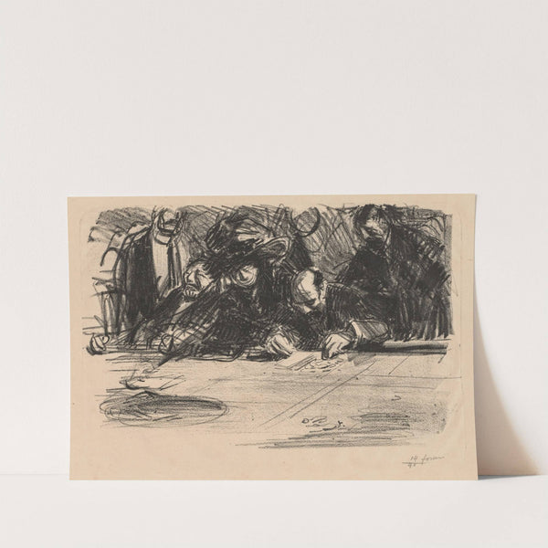 Groupe de joueurs by Jean-Louis Forain