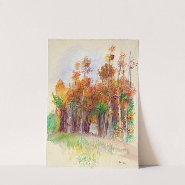 Grove of Trees by Pierre-Auguste Renoir