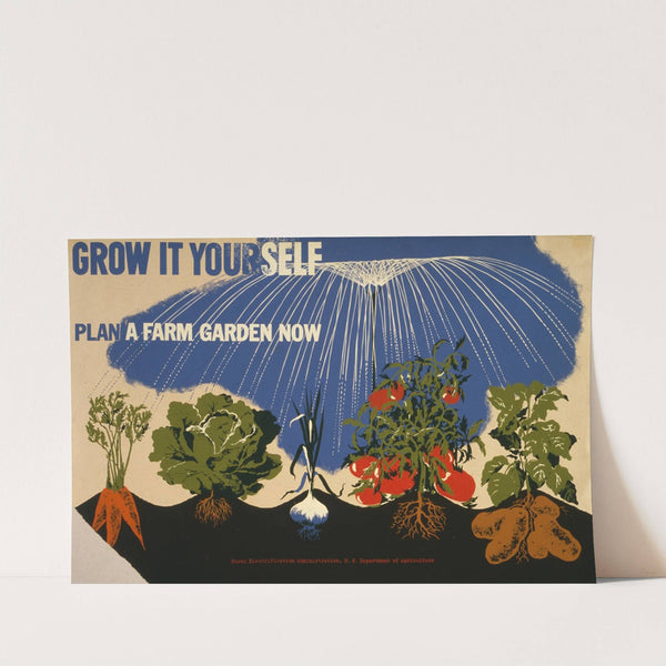 Grow it yourself Plan a farm garden now. (1941) by Herbert Bayer