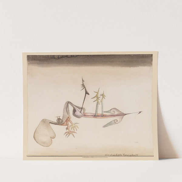 Grundverhexte Landschaft (1924) by Paul Klee