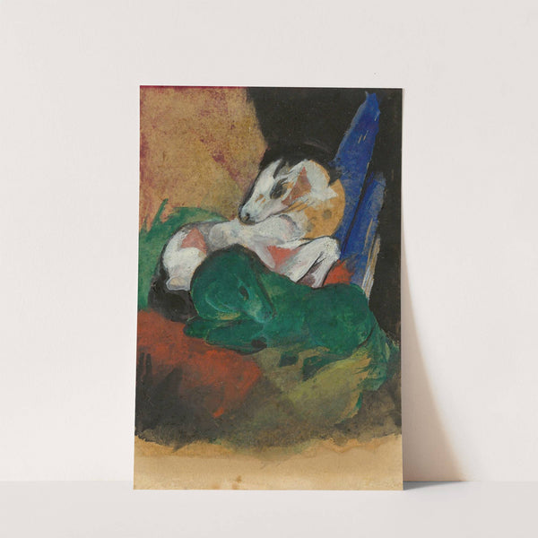 Grünes und weißes Pferd (1913) by Franz Marc