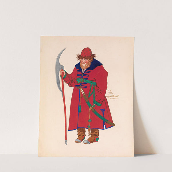 Guard. Costume Design for ‘The Tale of Tsar Saltan’ (1929) by Ivan Bilibin