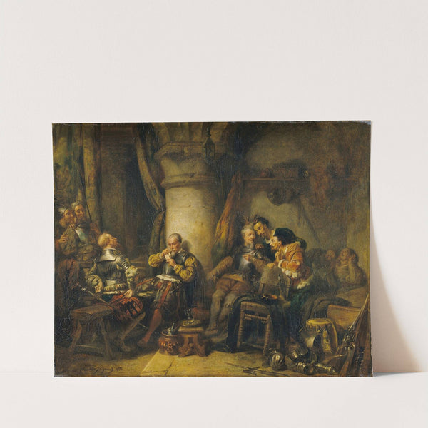 Guard Room Scene by Claudius Jacquand