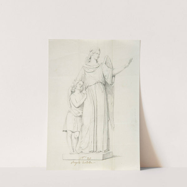 Guardian Angel by Circle of John Gibson