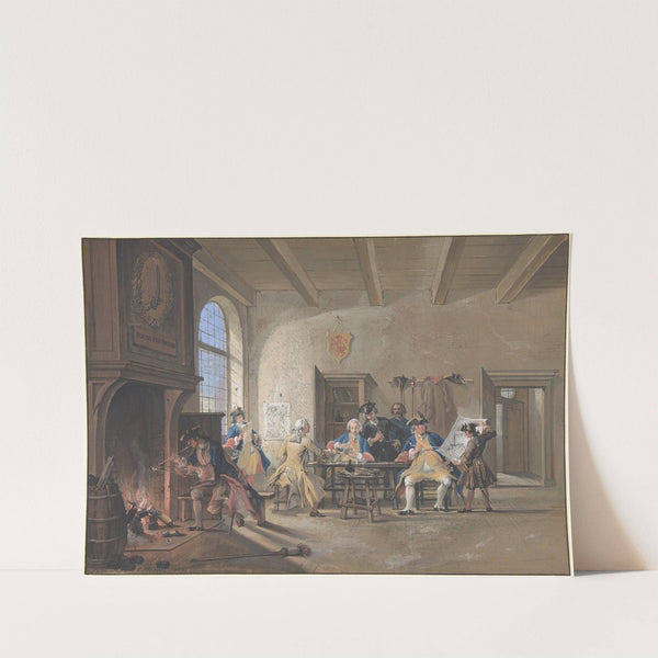 Guardroom Scene (1744) by Cornelis Troost
