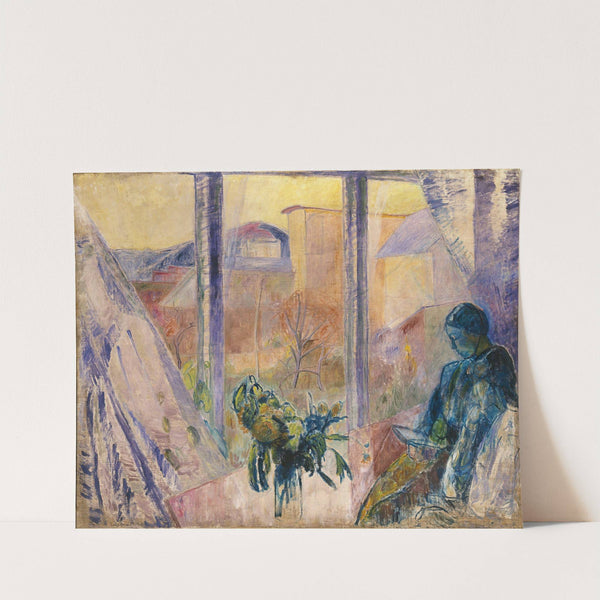 Gudrun and Agnes at the Window by Thorvald Erichsen