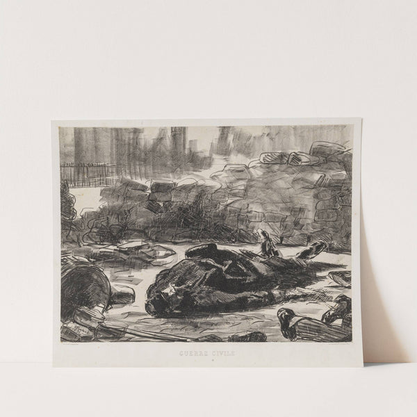 Guerre civile (1871) by Édouard Manet