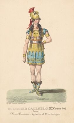 Guerrier gaulois (M.Mrs. Coulon &c.) (Danse) (1825)