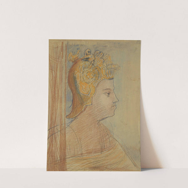 Guerrier by Odilon Redon