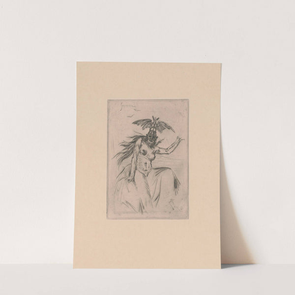 Guerrière (1882) by Félicien Rops