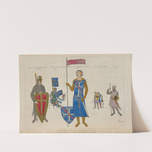 Guerriers Francais du XIIIme siecle by Raphaël Jacquemin