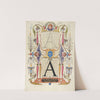 Guide for Constructing the Letter A (1561–1596) by Joris Hoefnagel