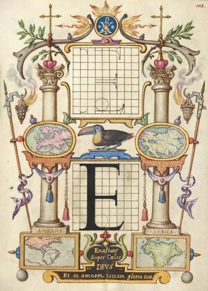Guide for Constructing the Letter E (1561–1596)