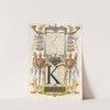 Guide for Constructing the Letter K (1561–1596) by Joris Hoefnagel