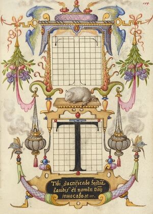 Guide for Constructing the Letter T (1561–1596)