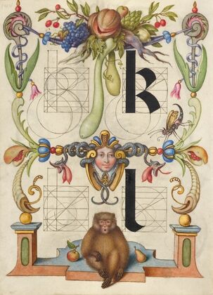 Guide for Constructing the Letters k and l (1561–1596)