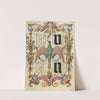 Guide for Constructing the Letters u and v (1561–1596) by Joris Hoefnagel