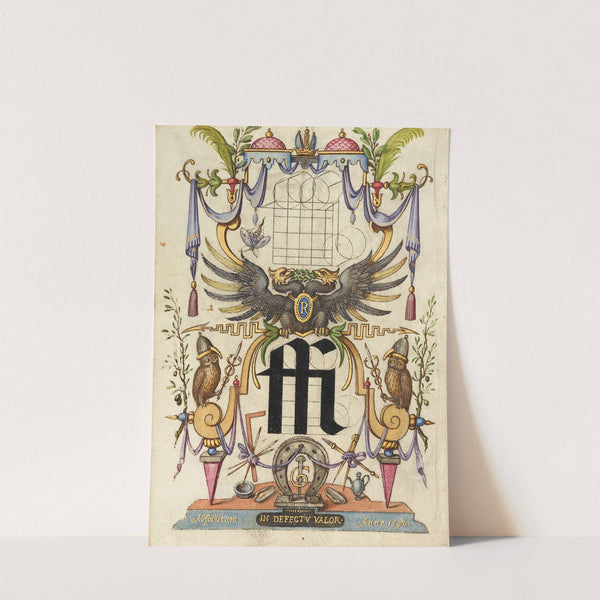 Guide for Constructing the Ligature ffi (1561–1596) by Joris Hoefnagel