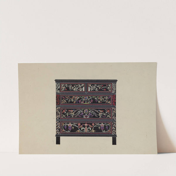 Guilford Painted Chest by Martin Partyka