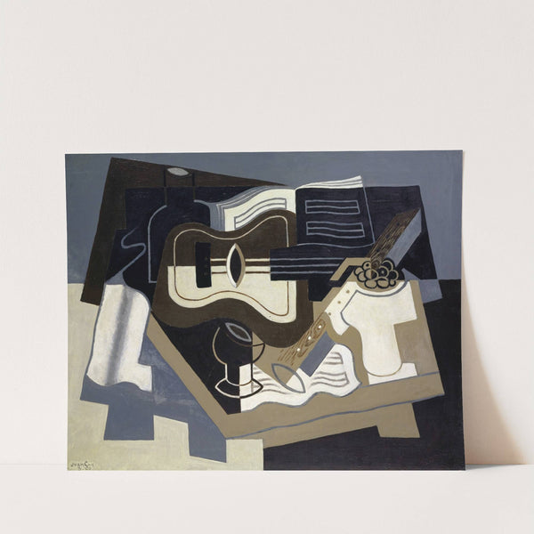 Guitar and clarinet by Juan Gris