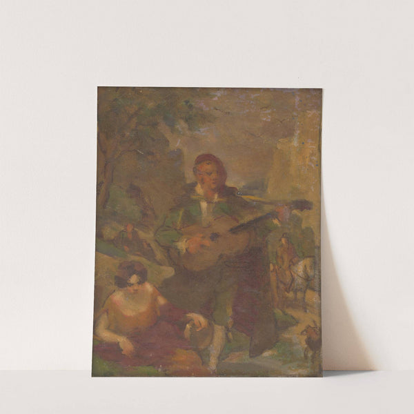 Guitarist by Milan Thomka Mitrovský