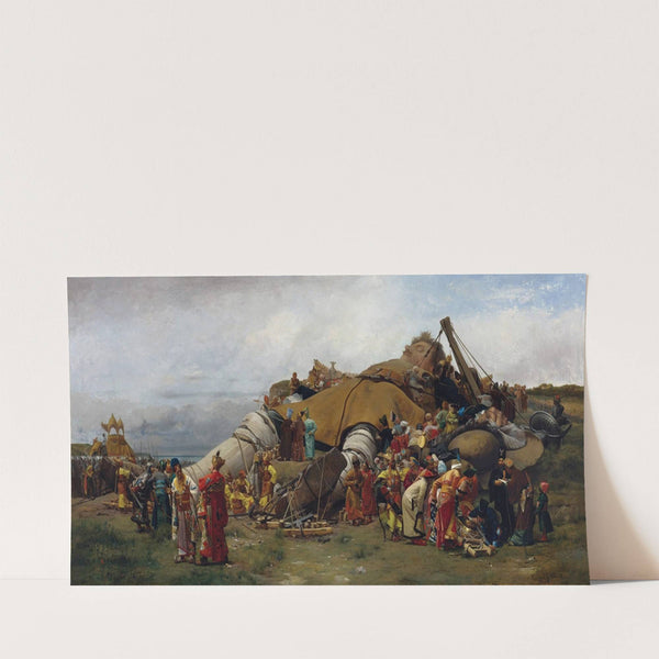 Gulliver And The Lilliputians by Jehan Georges Vibert