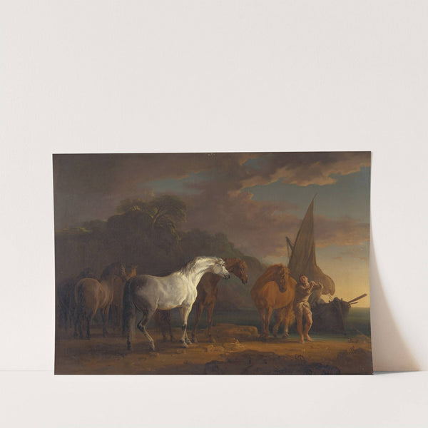 Gulliver Taking His Final Leave of the Land of the Houyhnhnms by Sawrey Gilpin