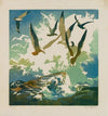 Gulls and Spray