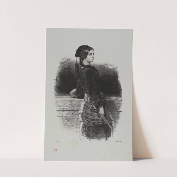 Gulnare (Mlle. Waldor) by Paul Gavarni