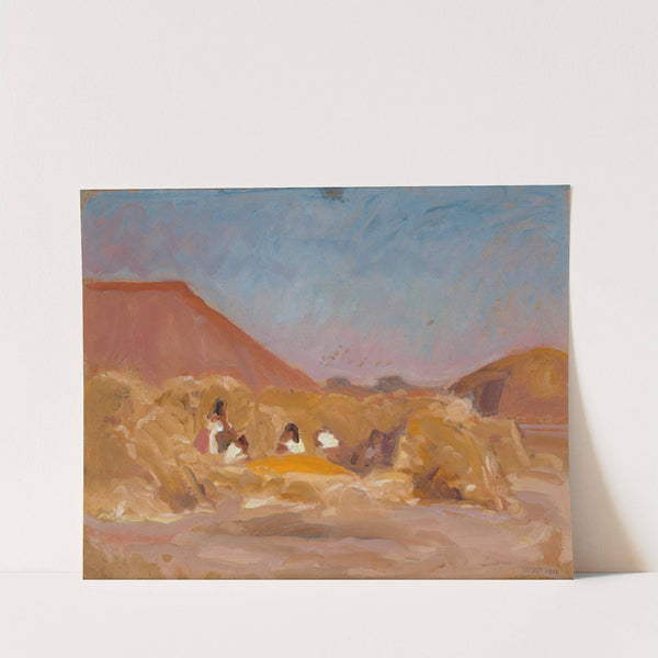 Gumno na Ukrainie (1901) by Wojciech Weiss