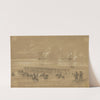 Gunboats shelling the enemy at the battle of Malvern hill sketched from McClellans headquarters by Alfred Rudolph Waud