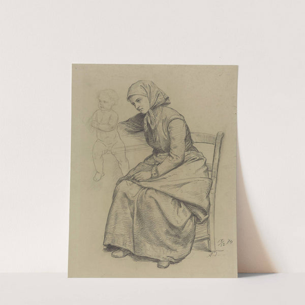 Guro Sivertsdatter (1874) by Adolph Tidemand